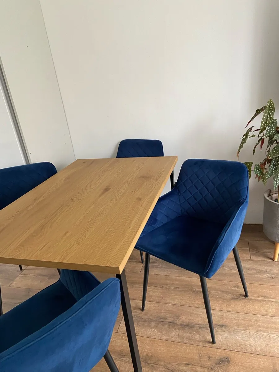Table and 4 chairs