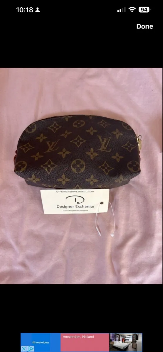 Genuine Louis Vuitton Cosmetic Pouch - Image 1