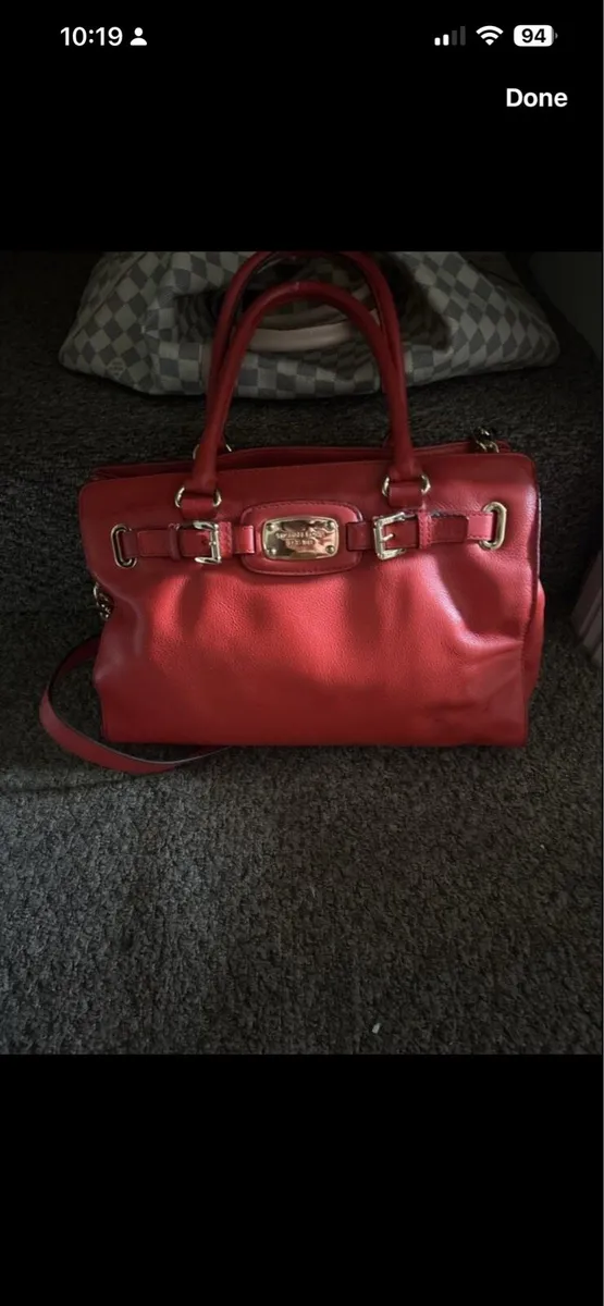 Micheal Kors Red Handbag