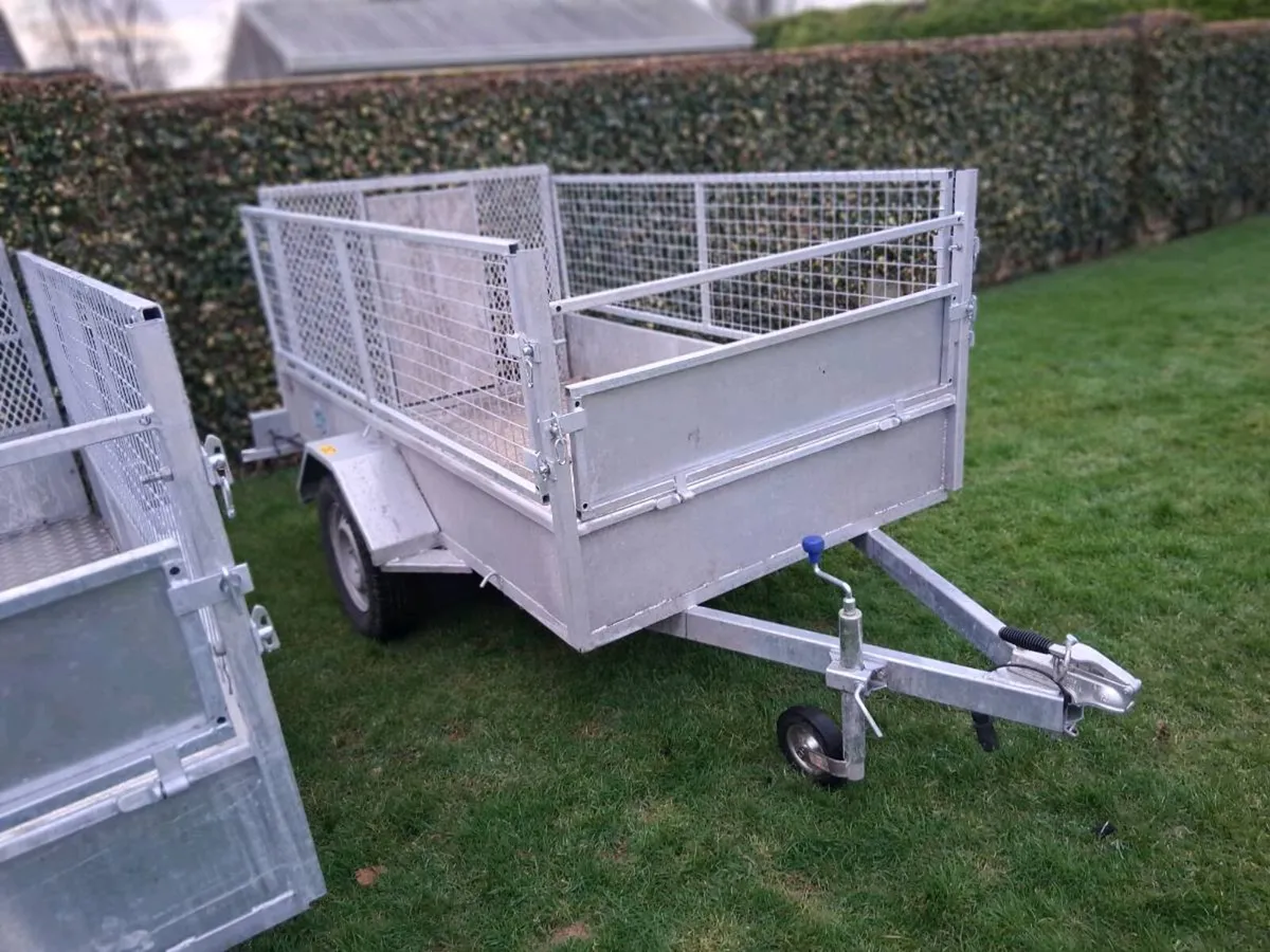 Galvanised single axel trailers - Image 4