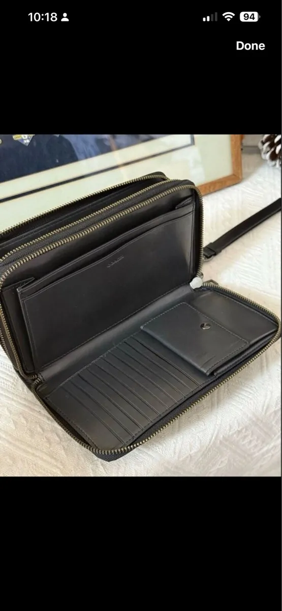 Genuine Coach Double Zip Travel Wallet - Image 2