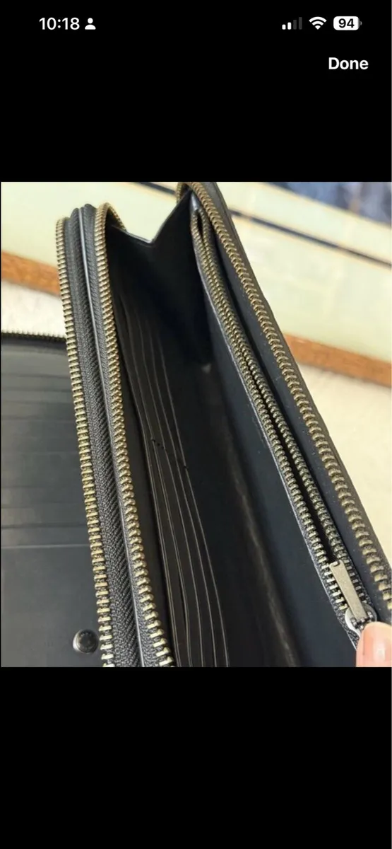 Genuine Coach Double Zip Travel Wallet - Image 3