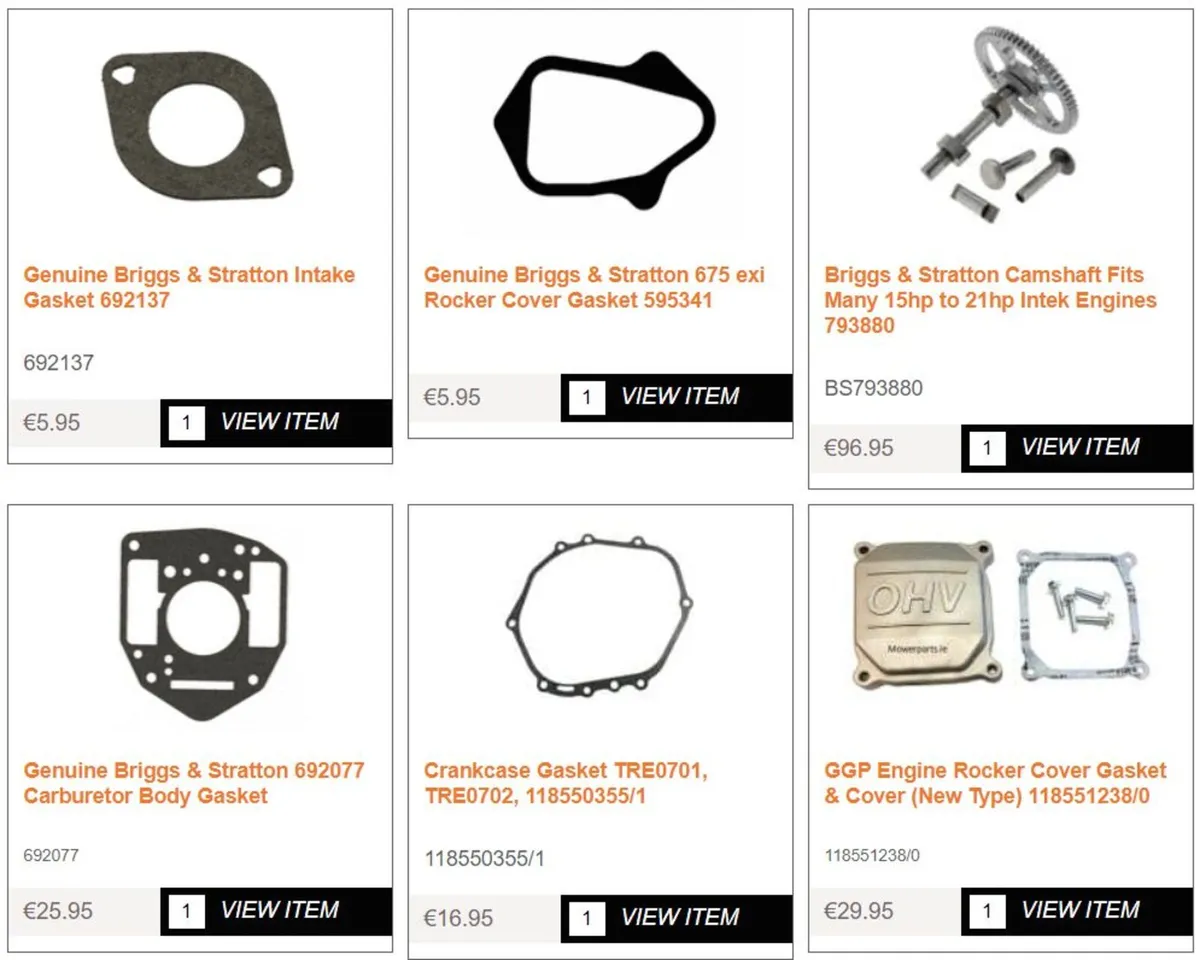 Briggs & Stratton Spare Parts - Image 4