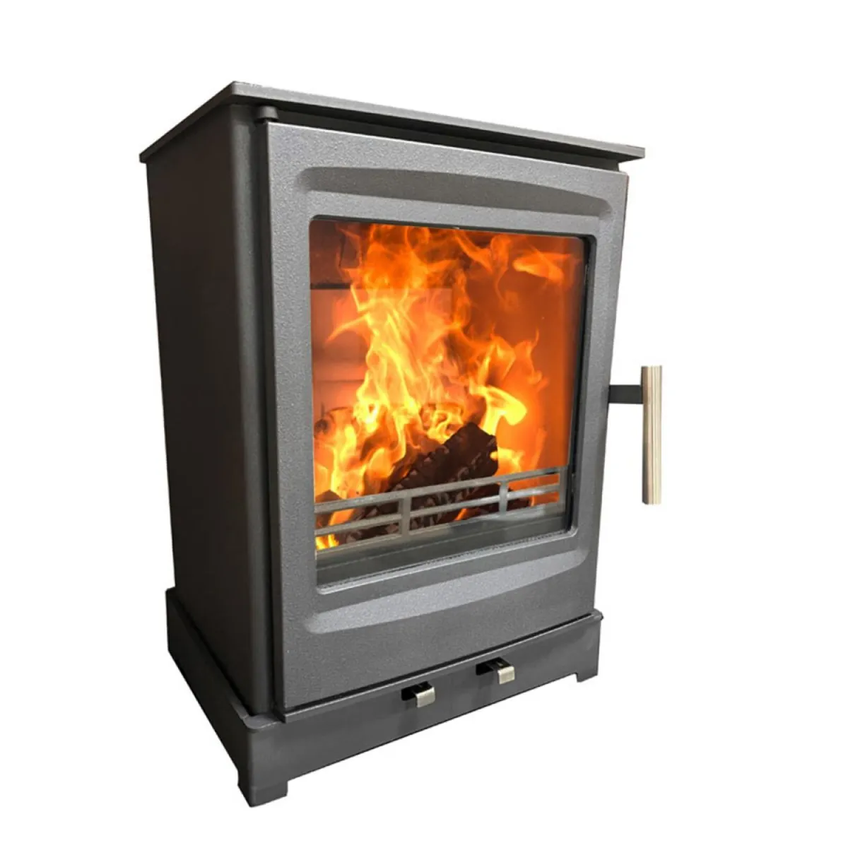 San Remo 5 kW Slim Wide Steel Free Standing Stove - Image 3
