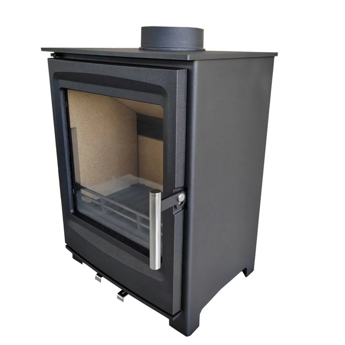 San Remo 5 kW Slim Wide Steel Free Standing Stove - Image 1