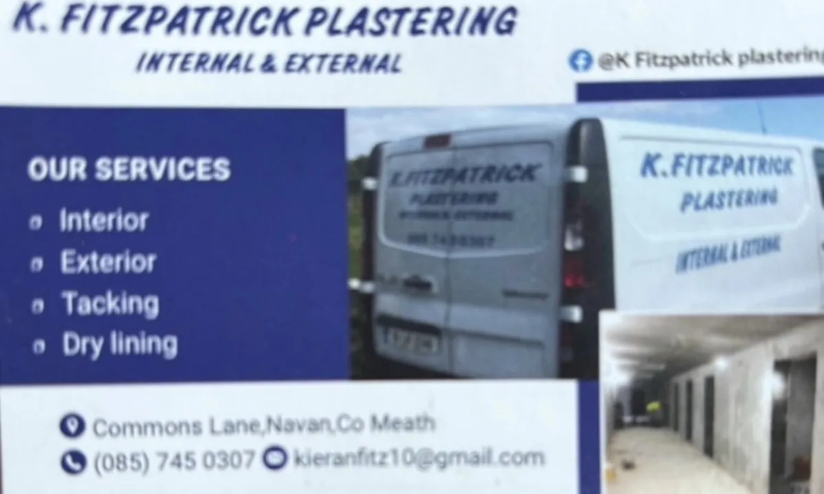 Plastering service - Image 1