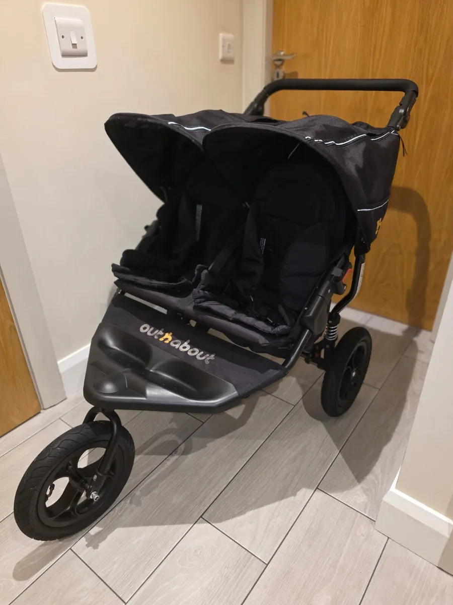 Out N About Double pram OutNAbout - Image 2