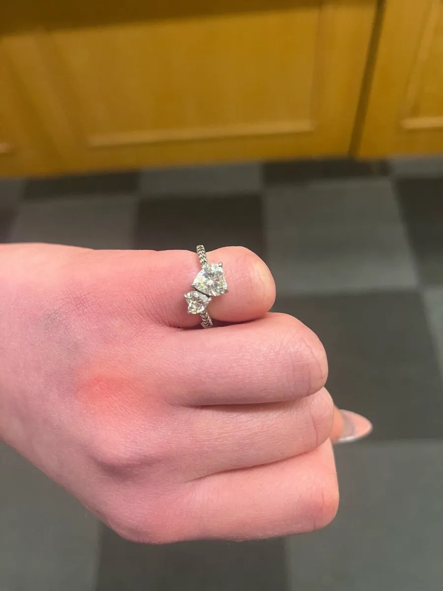 Sterling silver CZ ring - Image 2