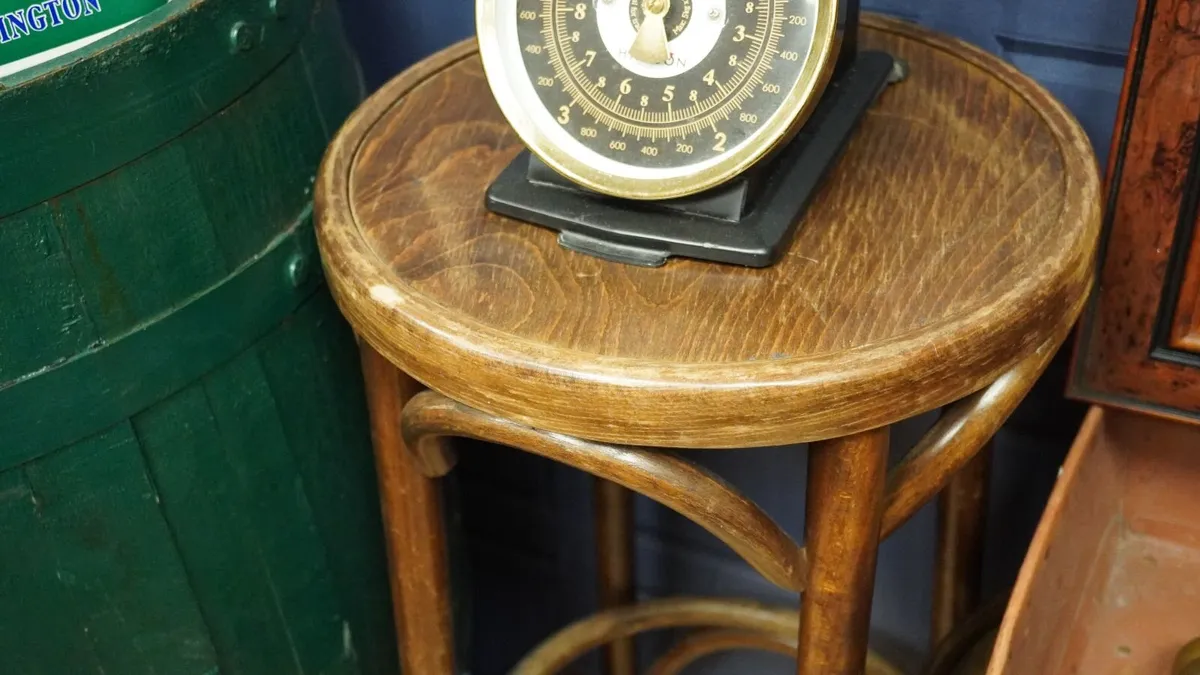 Vintage Bentwood Bar Stool - Image 3