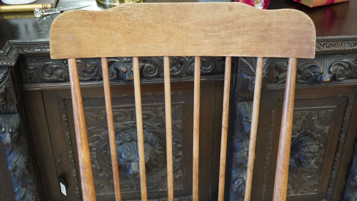 Traditional Spindle-Back Rocking Chair - Image 4