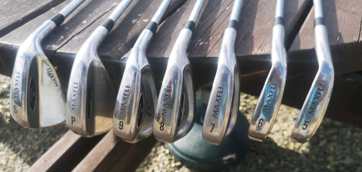 Maxfli Enforcer irons 5 to SW, reg steel - Image 1