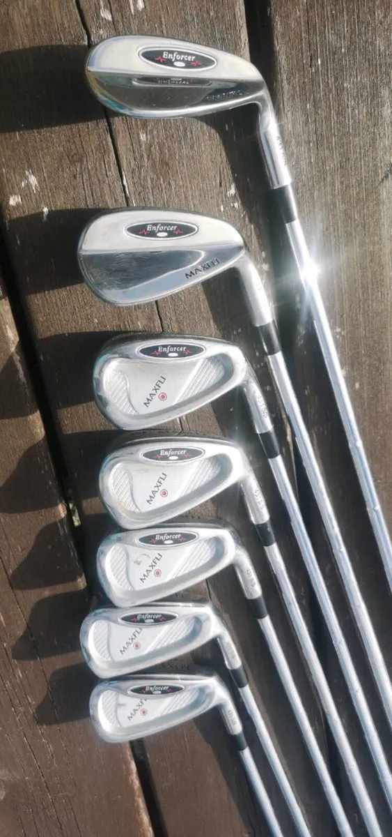 Maxfli Enforcer irons 5 to SW, reg steel - Image 2