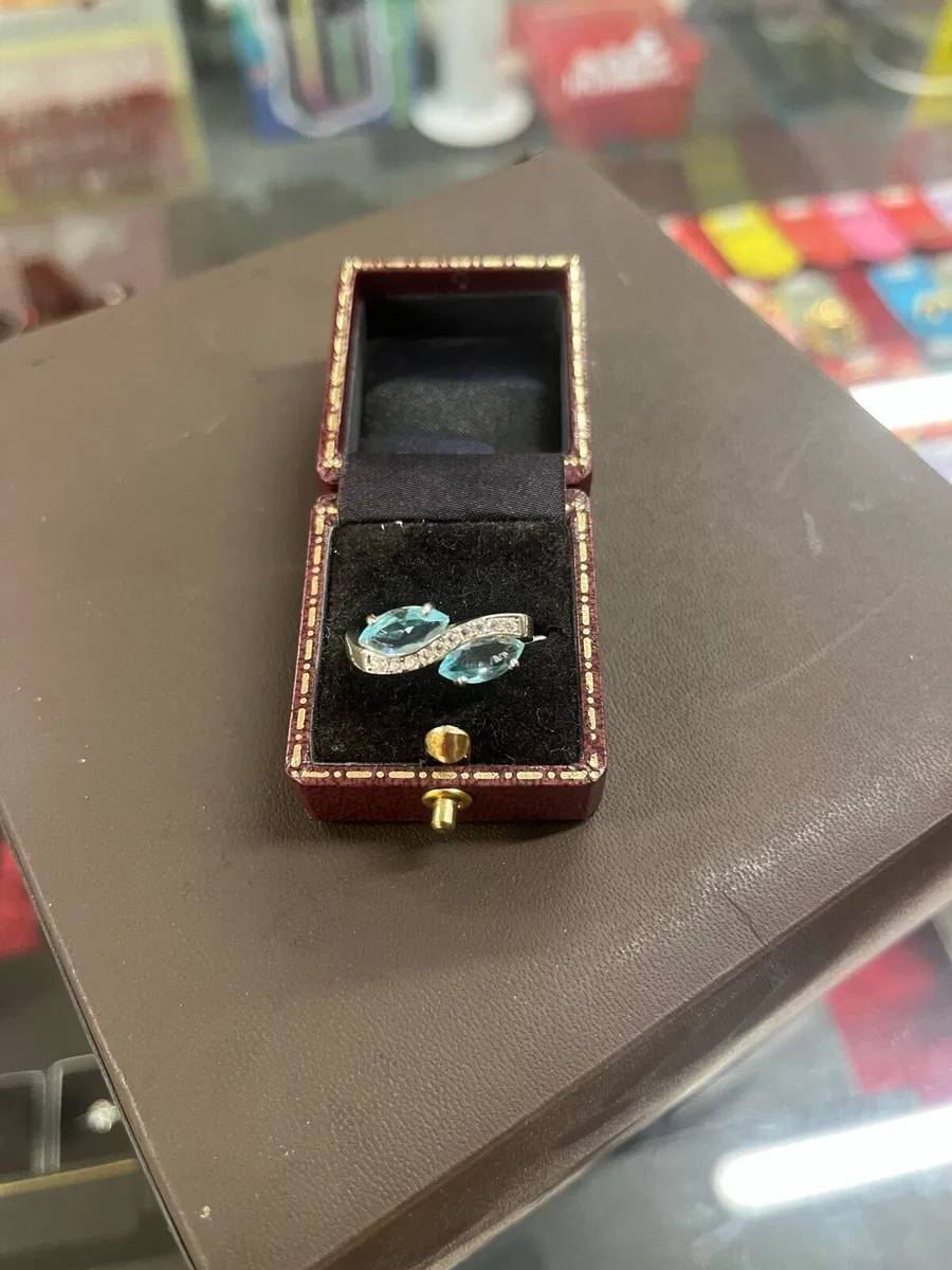 925 silver CZ ring - Image 1