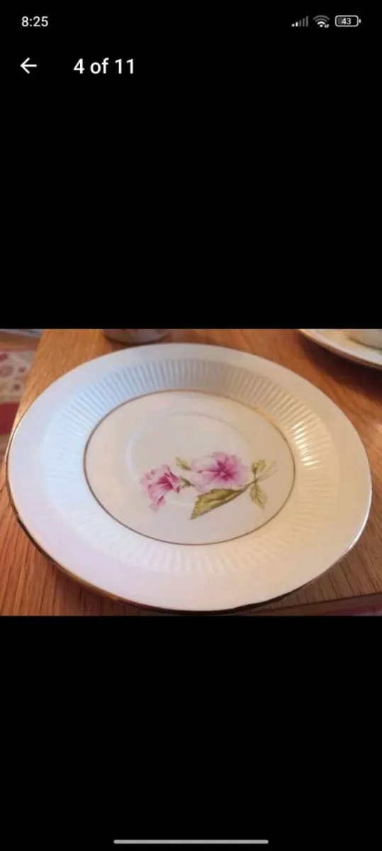 Vintage Gien coffee cups&saucers, 3 euro per duo - Image 4