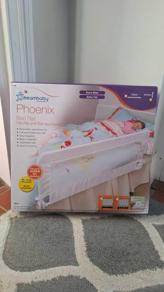 Dreambaby Phoenix Bed Rail - White