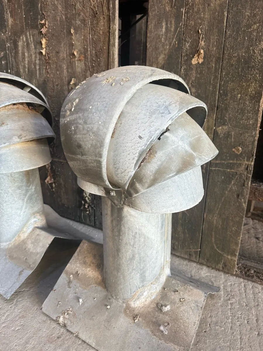 2 large reclaimed matching roof vents - Image 2