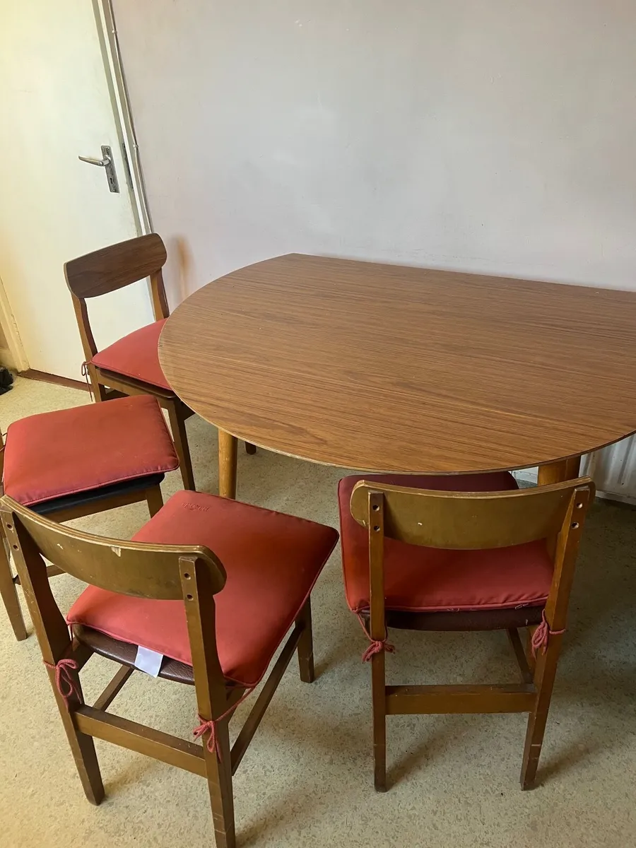Table and 4 chairs
