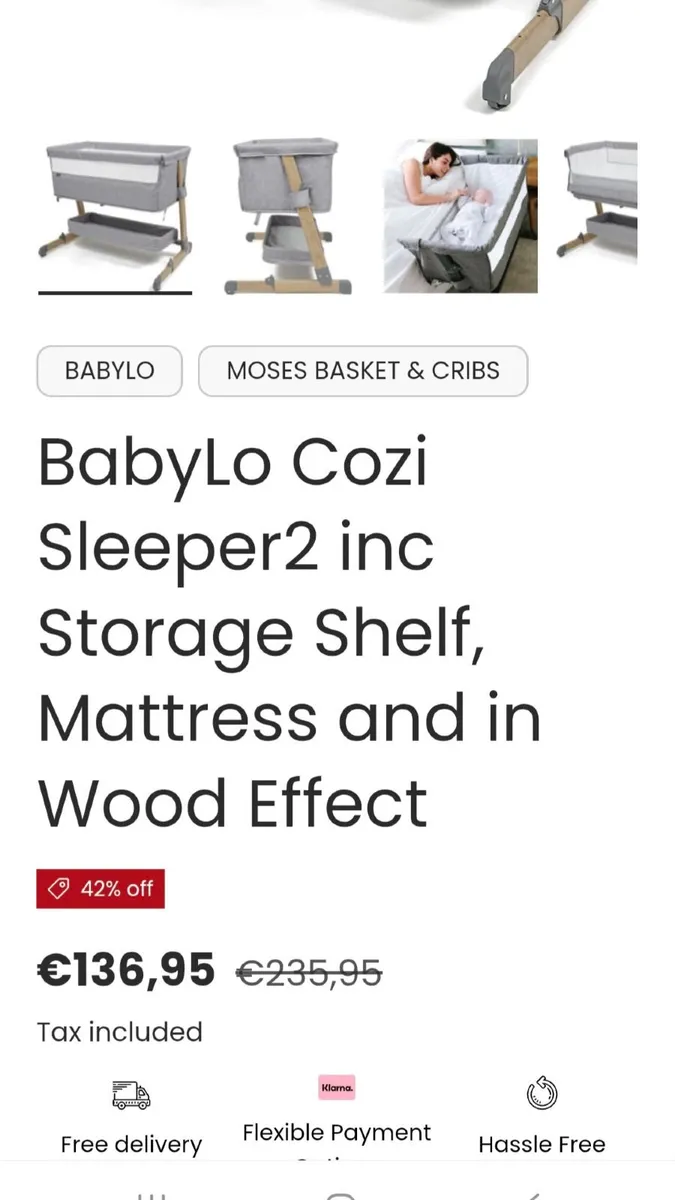 Babylo sleeper & bouncer - Image 1