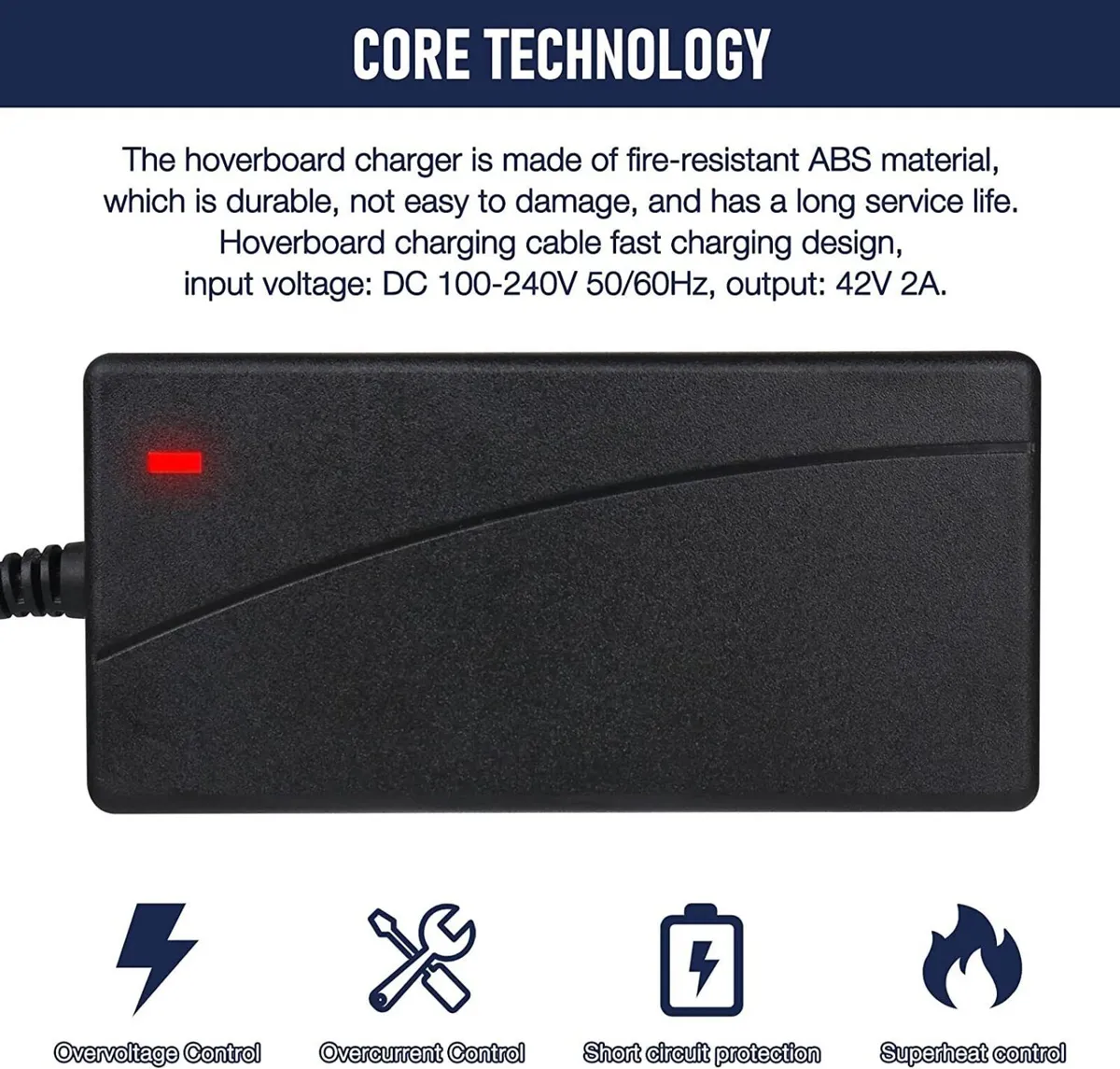 Scooter Charger Power Adapter Hoverboard Charger - Image 3