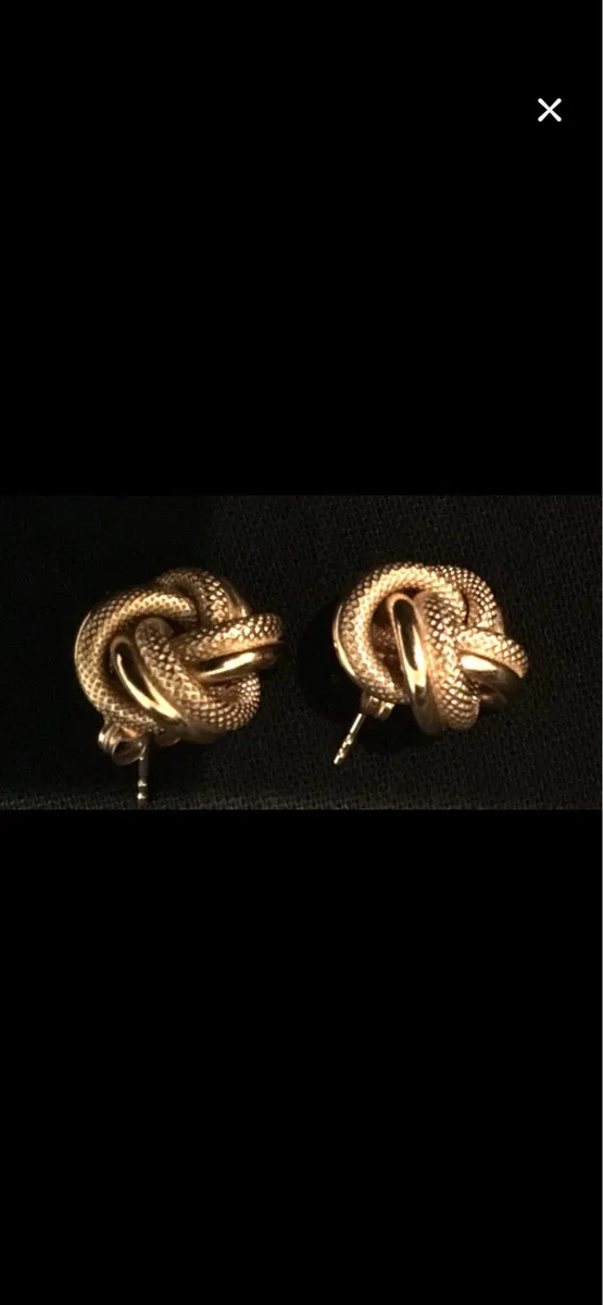 Gold earrings - Image 4