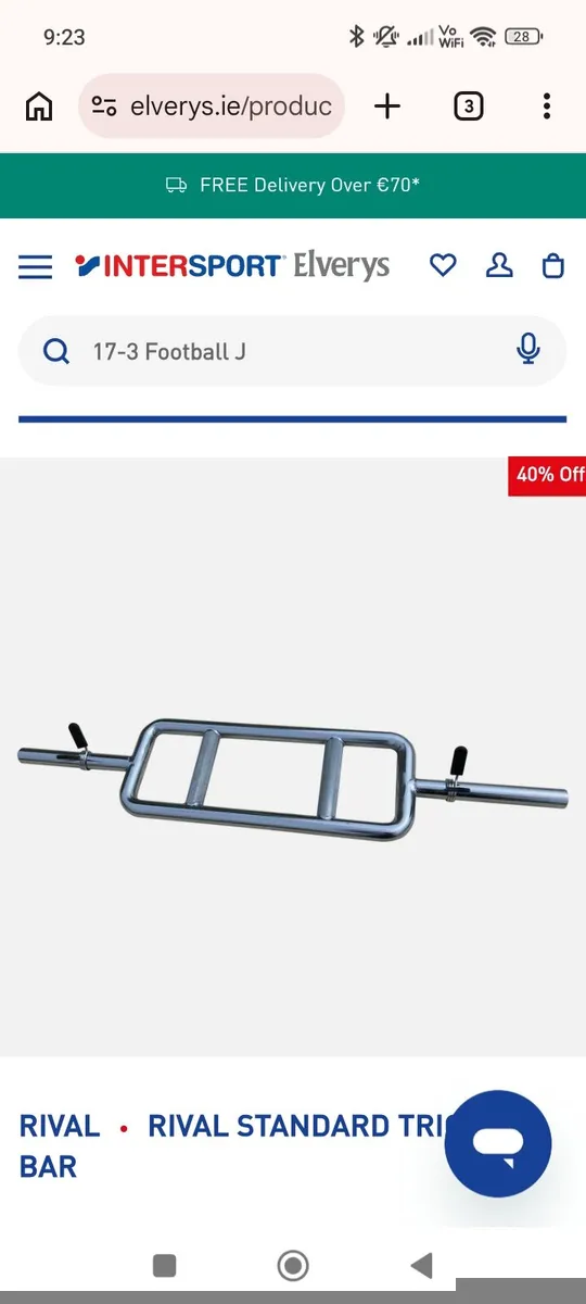 Weight bench with weights - Image 2