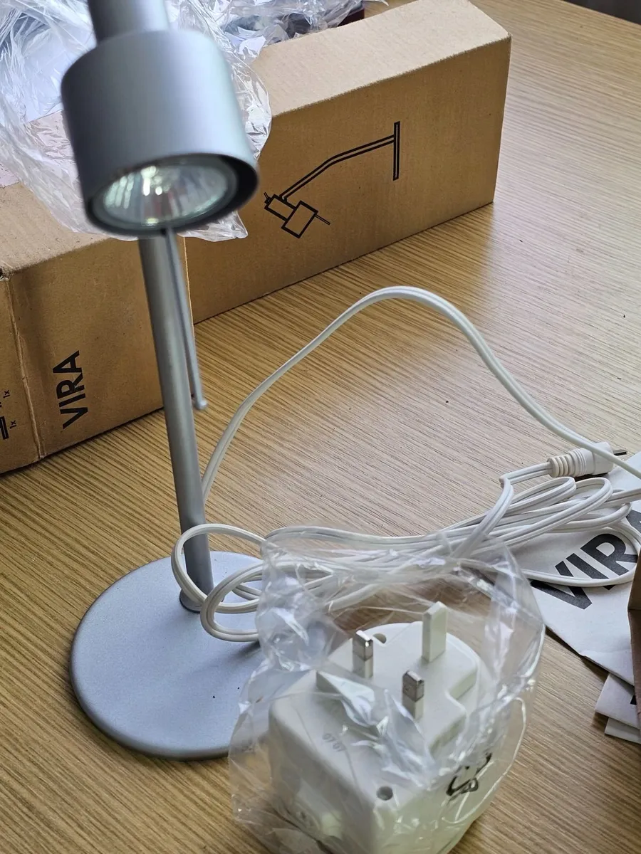 Table desk lamp Ikea Vira reading bedside spotligh - Image 3