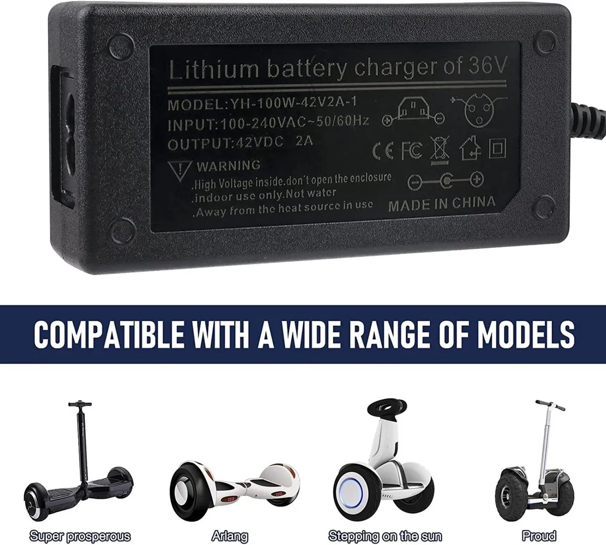 Scooter Charger Power Adapter Hoverboard - Image 3