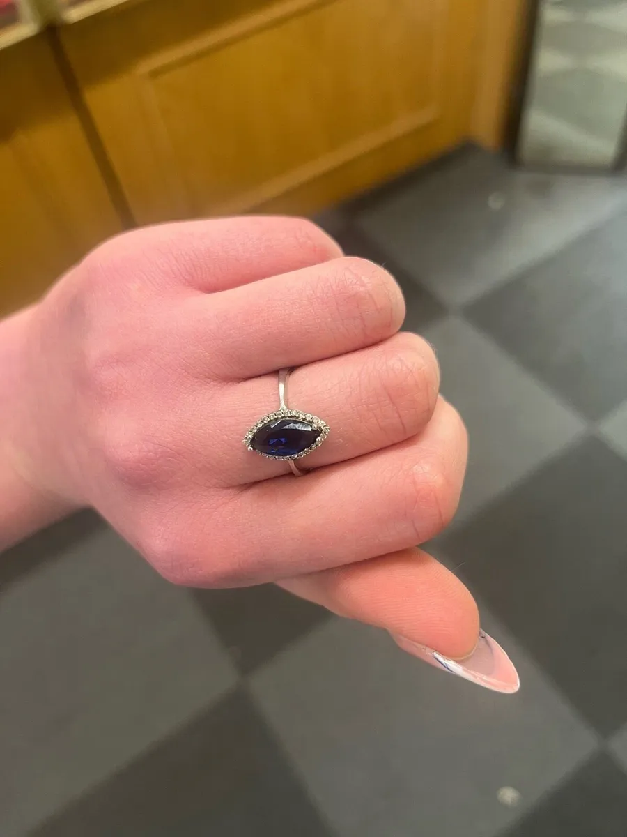 925 silver CZ ring - Image 2