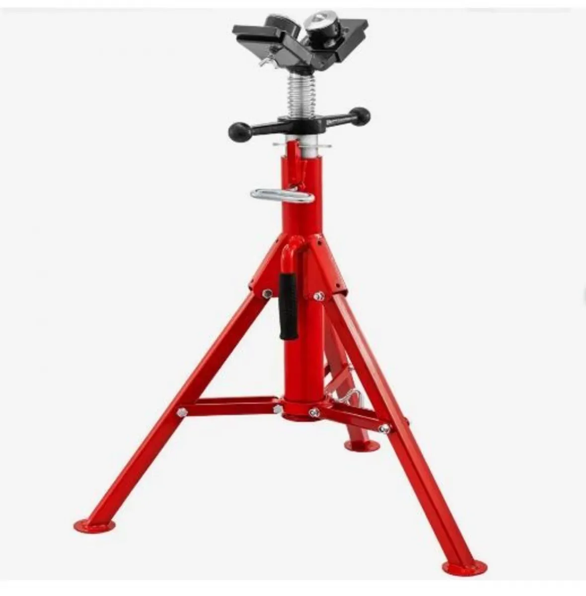 Pipe Jack Stand With 2-Ball Transfer V-Head - Image 1