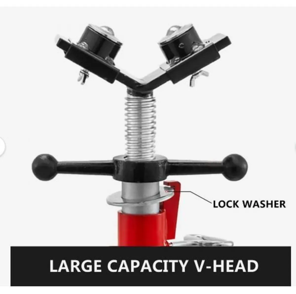 Pipe Jack Stand With 2-Ball Transfer V-Head - Image 3