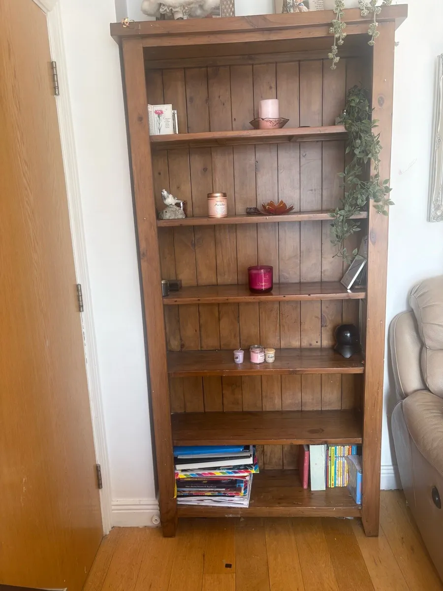 Wooden bookcase