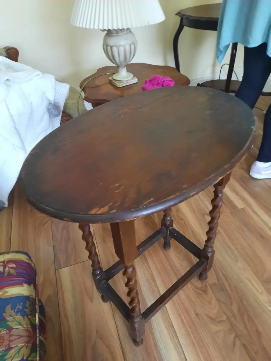 Antique occasional table - Image 2