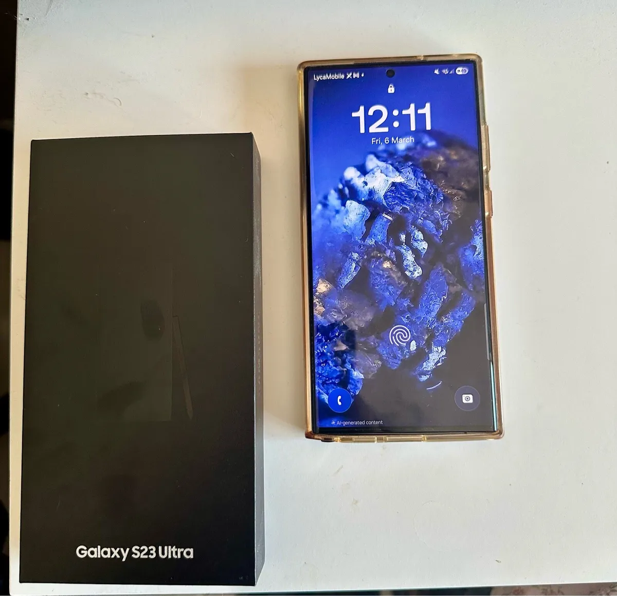 Samsung Galaxy S23 Ultra (256gb)- Sim Free- Grey - Image 1