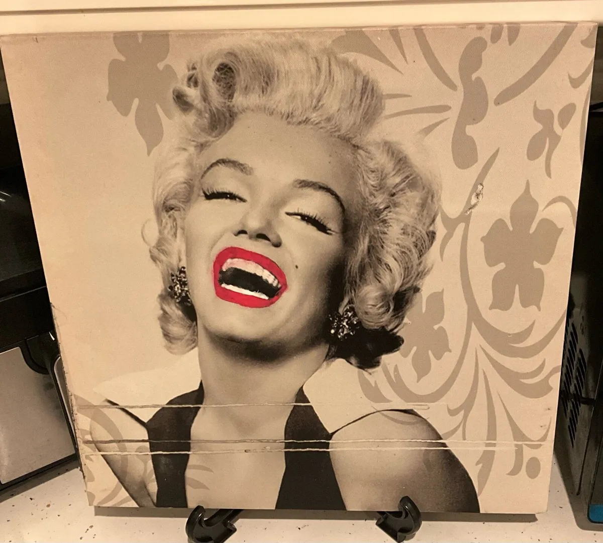 Canvas on Wood Picture of Marilyn Monroe - Image 3