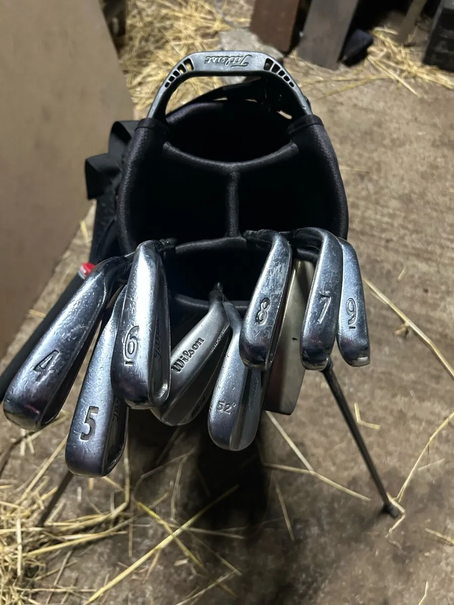 Golf Clubs and Bag - Image 4