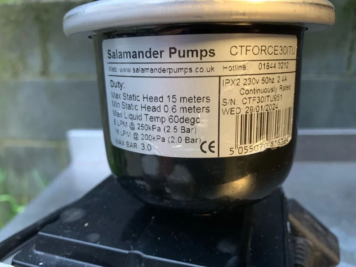 Salamander Shower Pump - Image 3