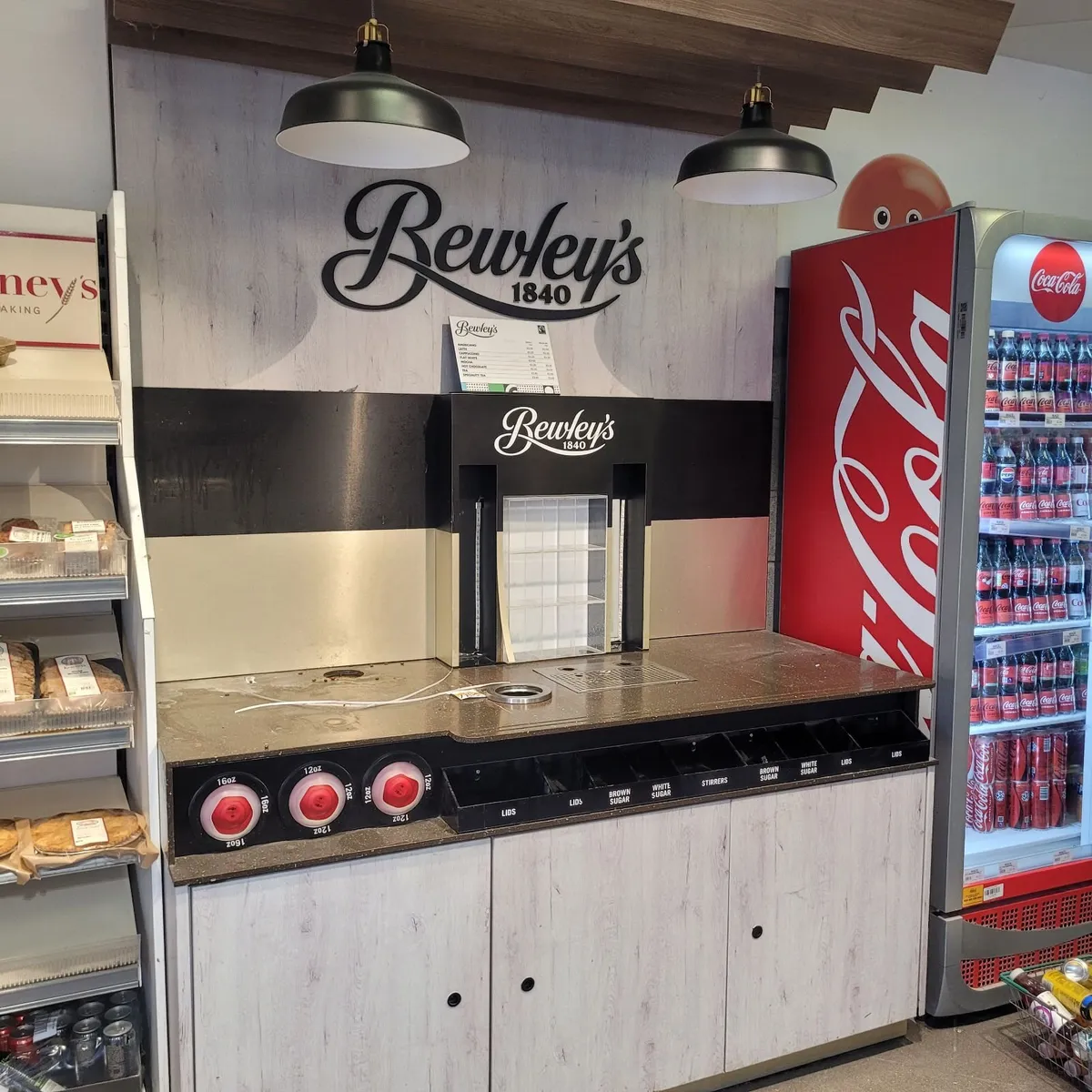 Bewleys Coffee ~Wall Counter Retail - 1800mm - Image 1