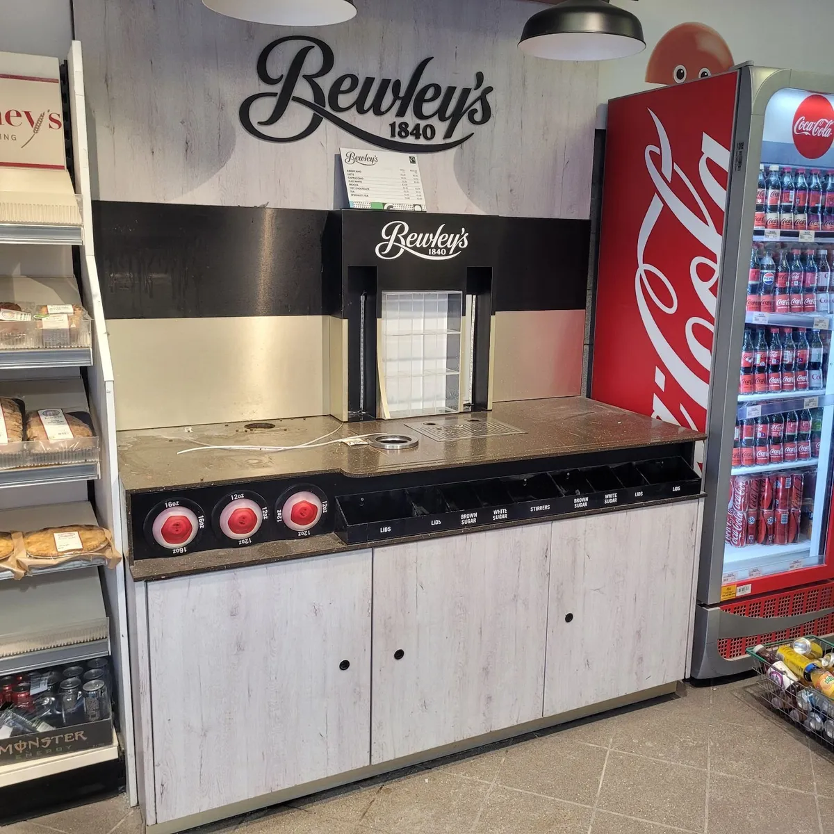Bewleys Coffee ~Wall Counter Retail - 1800mm - Image 2