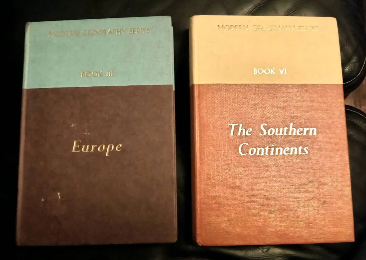 Geography Series Europe S/Continent Vintage Books - Image 1