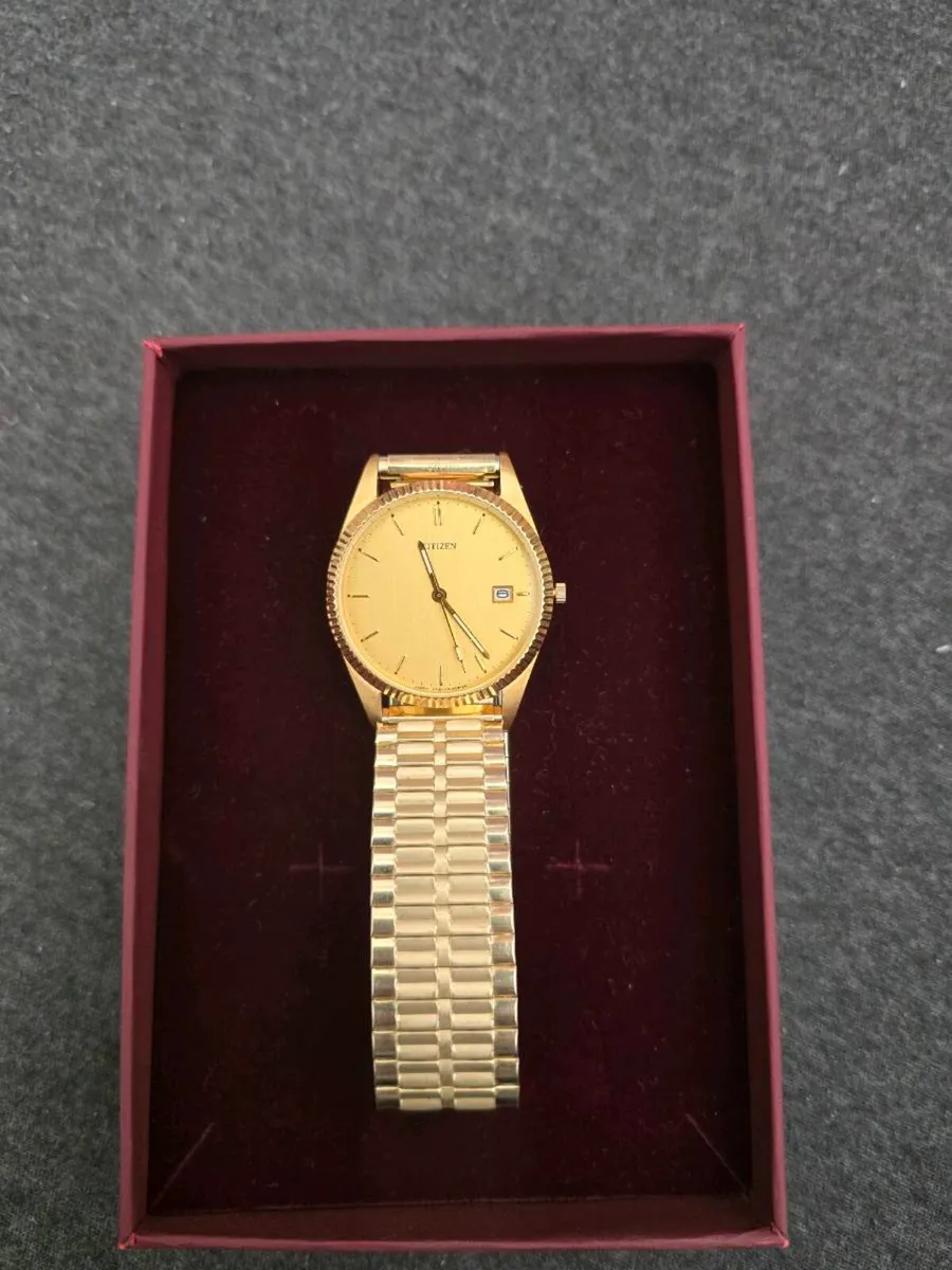 18k gold citizen watch - Image 1