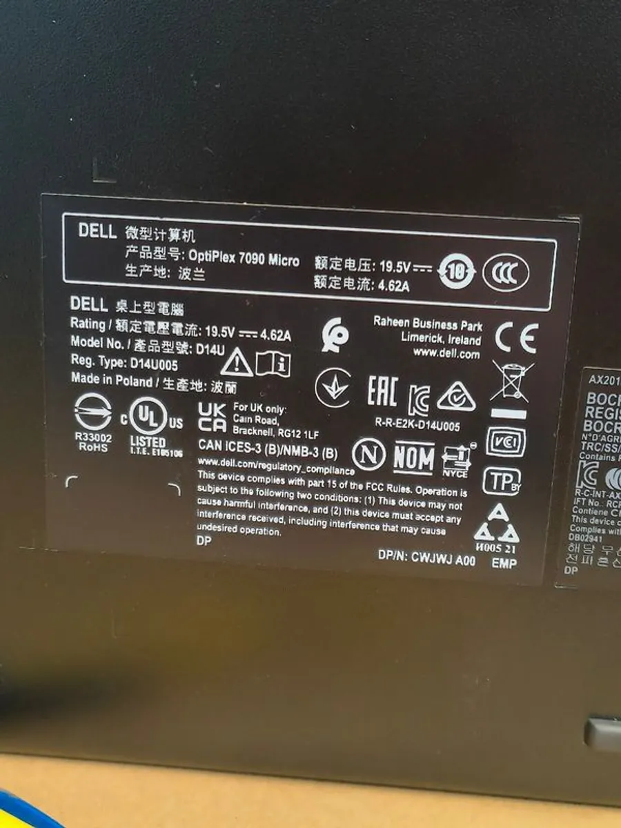 Mini PC Dell OptiPlex 7090 Micro i5 10th Gen 16GB RAM (500GB + 256GB) SSD Windows 11 Pro - Image 4