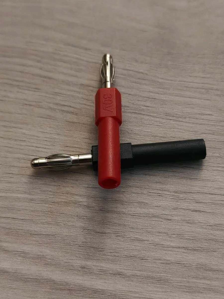 Set of Banana Plug Connectors (4mm Male to Female) - Image 2