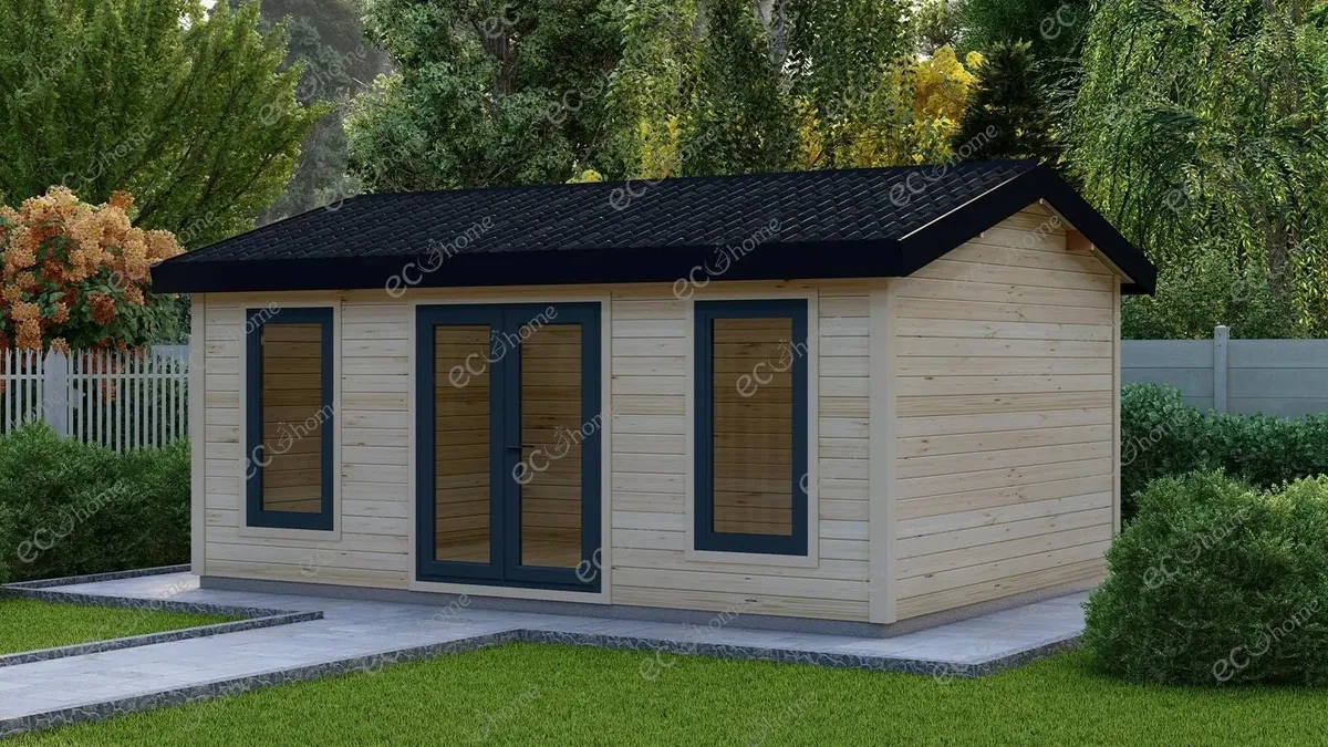 Ecohome Log Cabins Garden Room Kilkenny 4m x 3m - Image 1