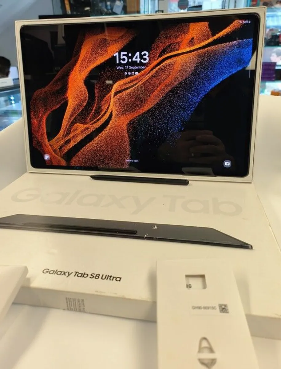 14.6 inch Samsung Galaxy Tab S8 Ultra SM-X900 , Wi-Fi - Graphite, Like New (NOT Refurbished) 512GB Storage - Image 2
