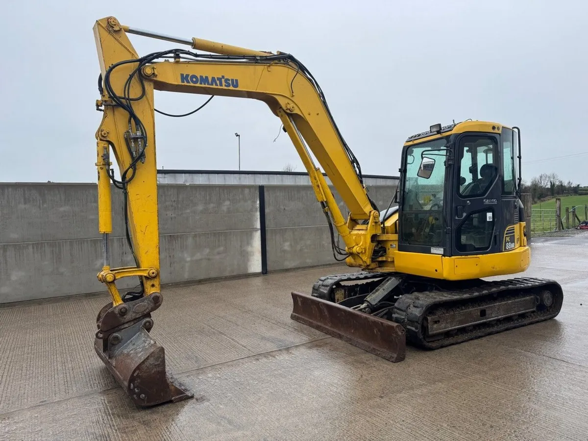 KOMATSU PC88MR-6 8.5 TON MIDI EXCAVATOR - Image 1