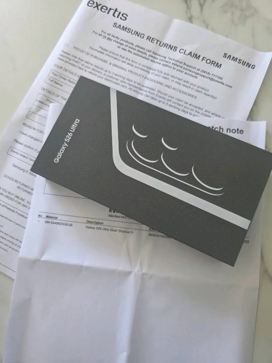 Samsung S26 Ultra 512gb boxed irishrecipt - Image 2