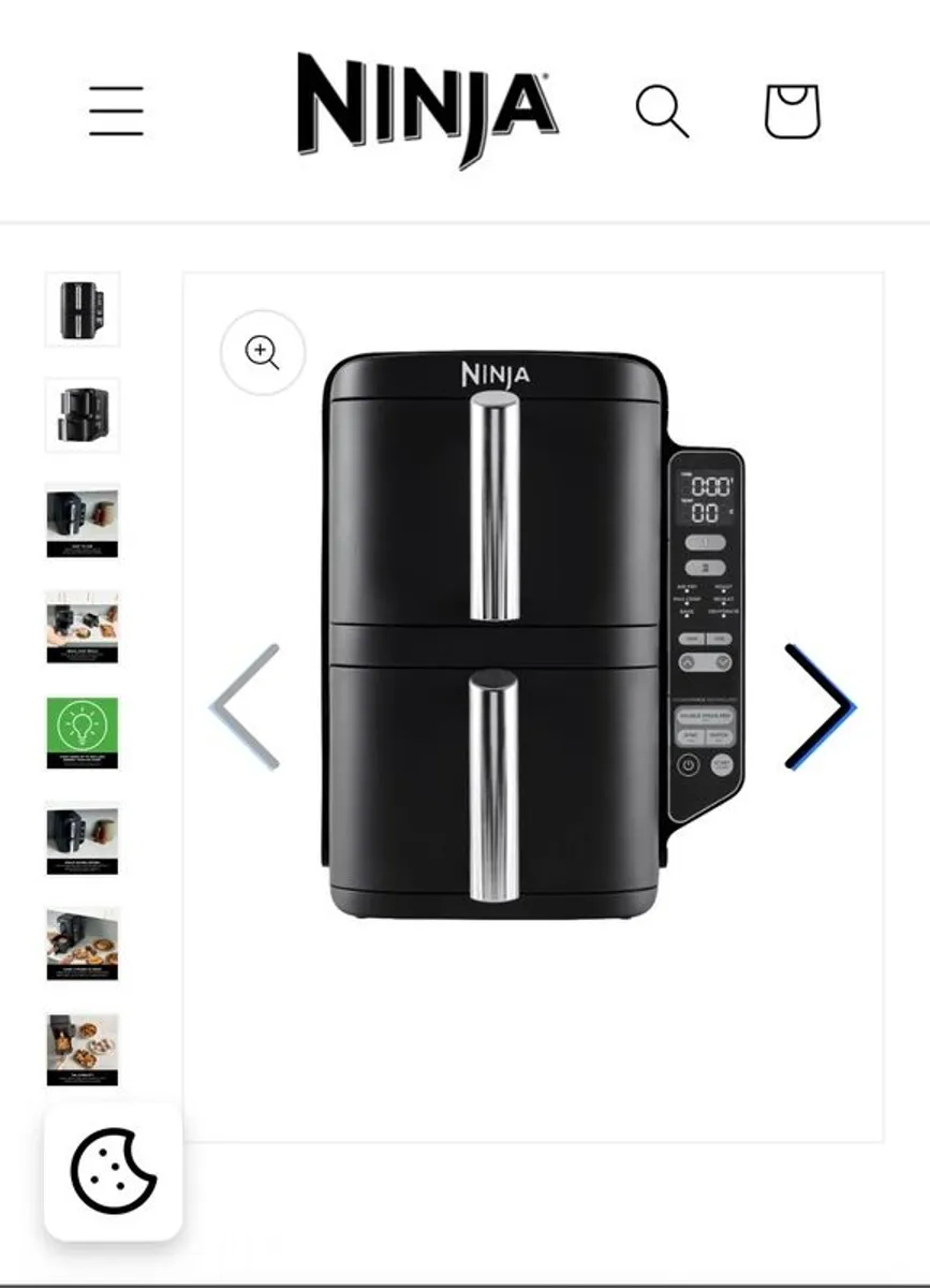 Ninja air fryer double Stack 7-5 litres black - Image 1