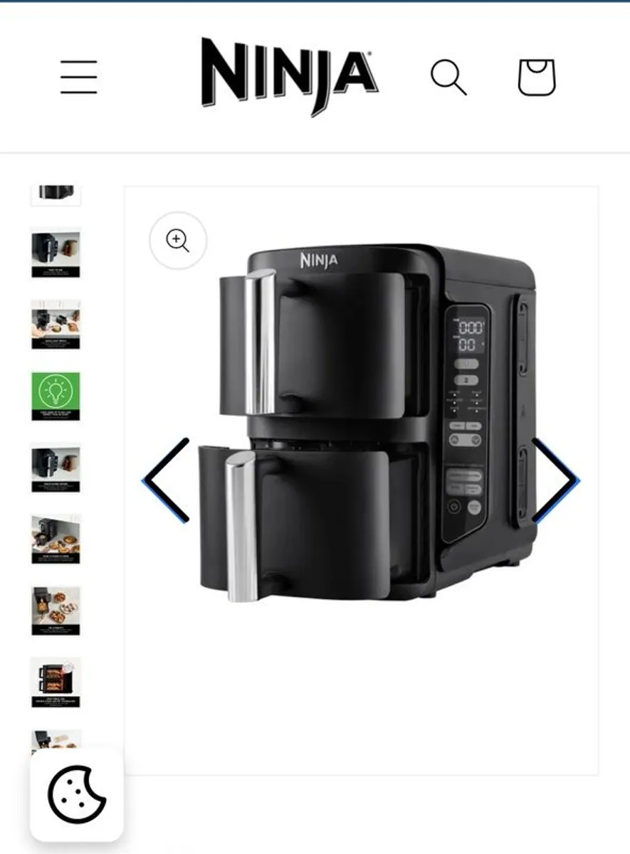 Ninja air fryer double Stack 7-5 litres black - Image 2