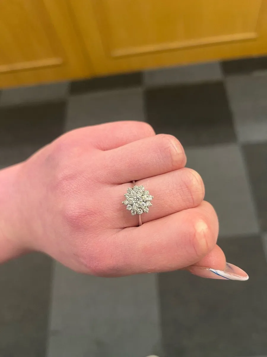 925 silver CZ ring - Image 2