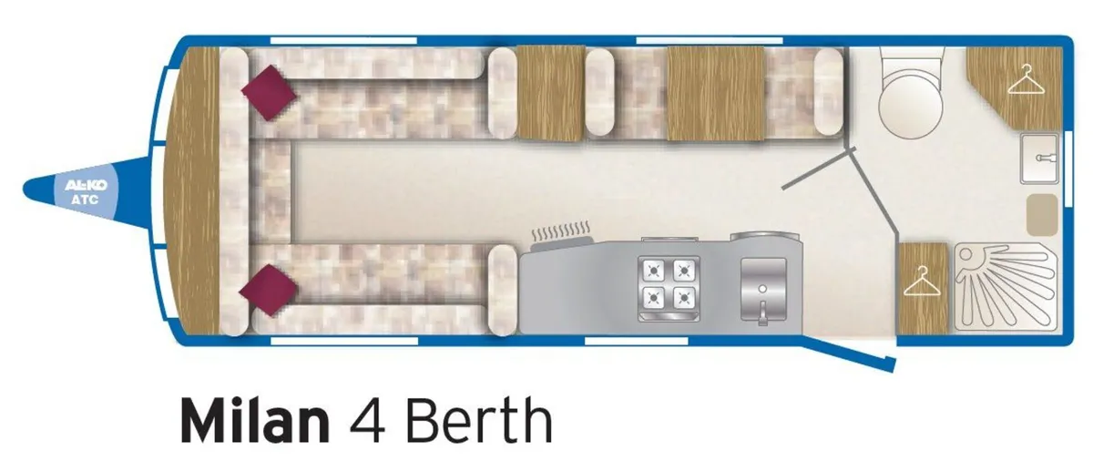 For Sale - 2011 Bailey Pegasus II Milan 4 berth - Image 2